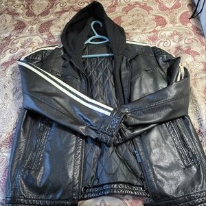 Point Zero leather Jacket